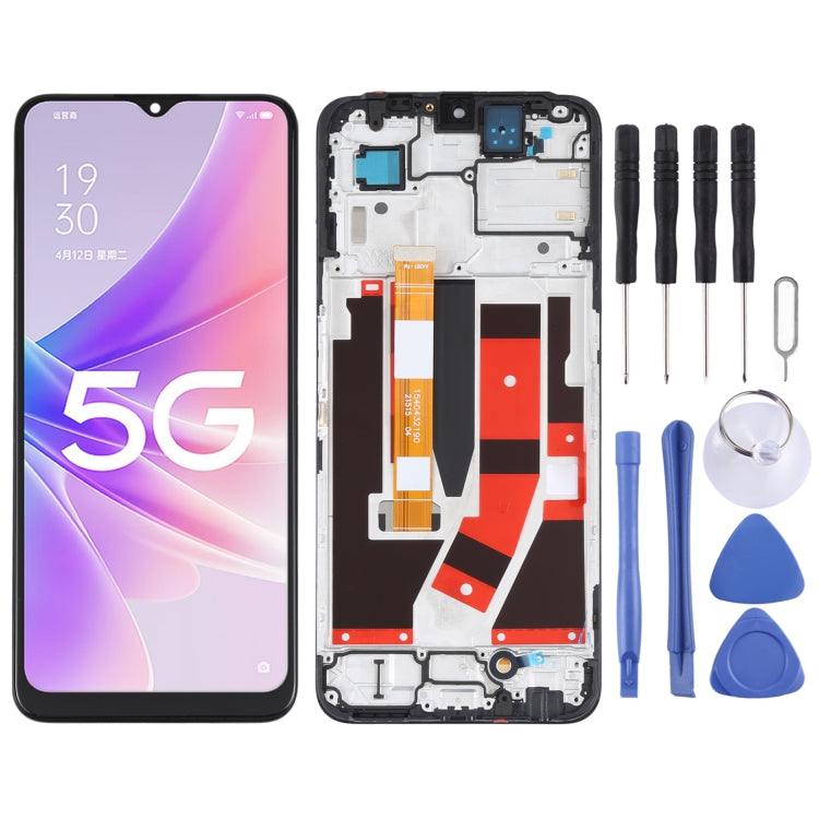 LCD Screen and Digitizer Full Assembly with Frame For OPPO A57 5G - LCD Screen by PMC TechLife | Online Shopping South Africa | PMC TechLife | Buy Now Pay Later Mobicred