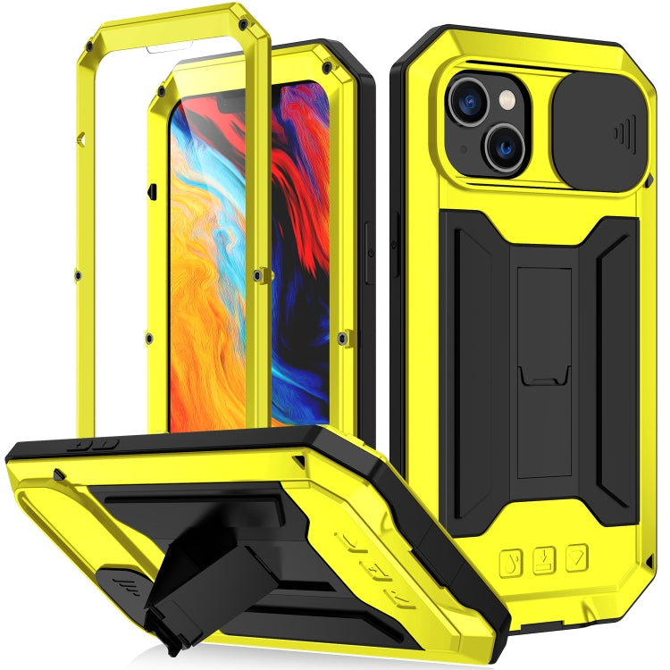 For iPhone 14 R-JUST Shockproof Life Waterproof Dust-proof Case (Yellow) - free shipping - PMC TechLife - Order now!
