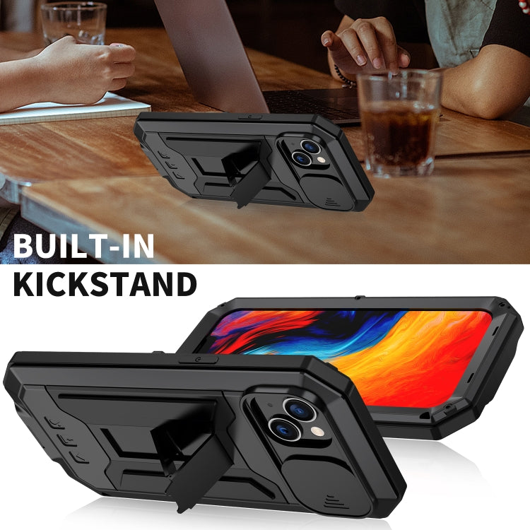 For iPhone 14 Plus R-JUST Shockproof Life Waterproof Dust-proof Case (Black) - iPhone 14 Plus Cases by R-JUST | Online Shopping South Africa | PMC TechLife