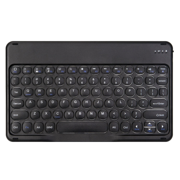 Round Cap Bluetooth Keyboard Leather Case with Pen Slot, without Touchpad For Samsung Galaxy Tab S7(Dark Blue+Black Keyboard) - Samsung Keyboard by PMC TechLife | Online Shopping South Africa | PMC TechLife