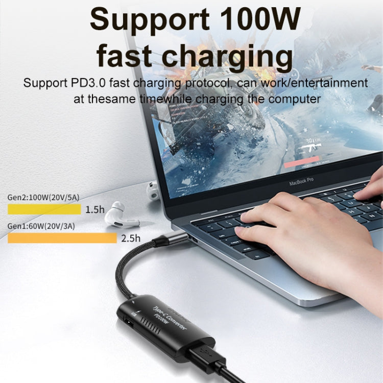 DC5521 / 5525 + Type-C + USB Female to Type-C Multifunction Apapter - Cable & Adapters by PMC Jewellery | Online Shopping South Africa | PMC Jewellery | Buy Now Pay Later Mobicred