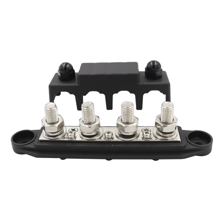 Black M10 Stud RV Ship High Current Power Distribution Terminal Block with Cover - Fuse by PMC Jewellery | Online Shopping South Africa | PMC Jewellery | Buy Now Pay Later Mobicred