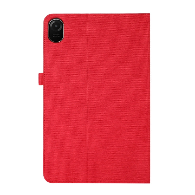 For Honor Pad 8 Fabric PU + TPU Flip Tablet Leather Case(Red) - Honor by PMC TechLife | Online Shopping South Africa | PMC TechLife | Buy Now Pay Later Mobicred