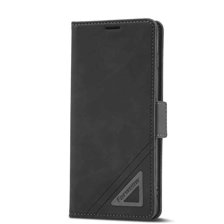 For Samsung Galaxy S10e Forwenw Dual-side Buckle Leather Phone Case(Black) - Galaxy Phone Cases by Forwenw | Online Shopping South Africa | PMC Jewellery | Buy Now Pay Later Mobicred