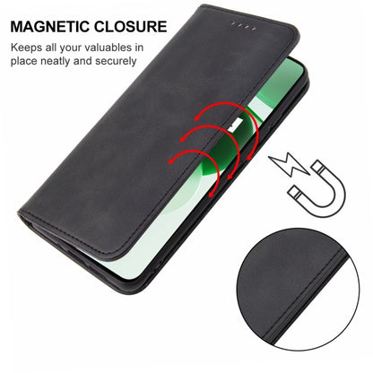 For Realme C35 Magnetic Closure Leather Phone Case(Black) - Realme Cases by PMC Jewellery | Online Shopping South Africa | PMC Jewellery | Buy Now Pay Later Mobicred