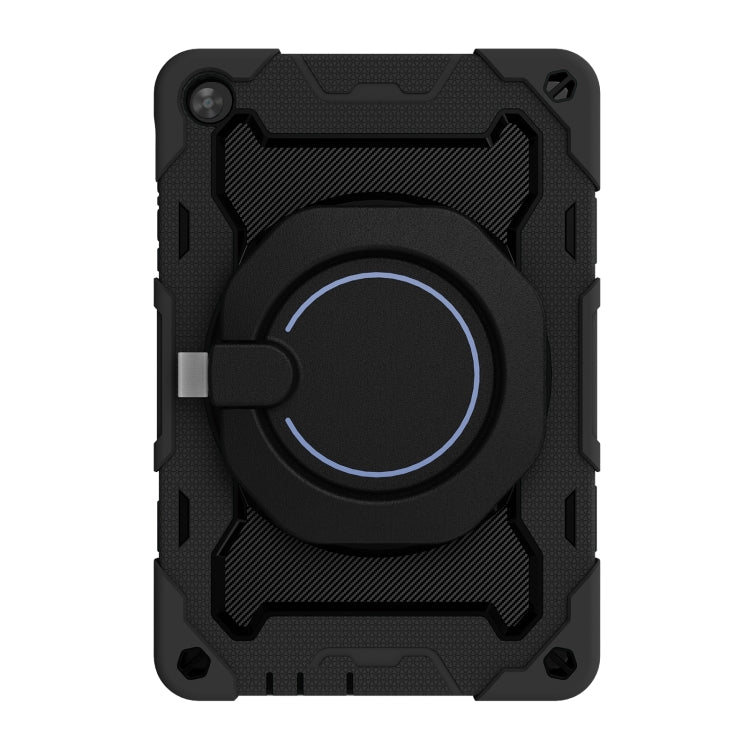 For Huawei MatePad T 10s / T10 Armor Contrast Color Silicone + PC Tablet Case(Black) - Huawei by PMC TechLife | Online Shopping South Africa | PMC TechLife | Buy Now Pay Later Mobicred