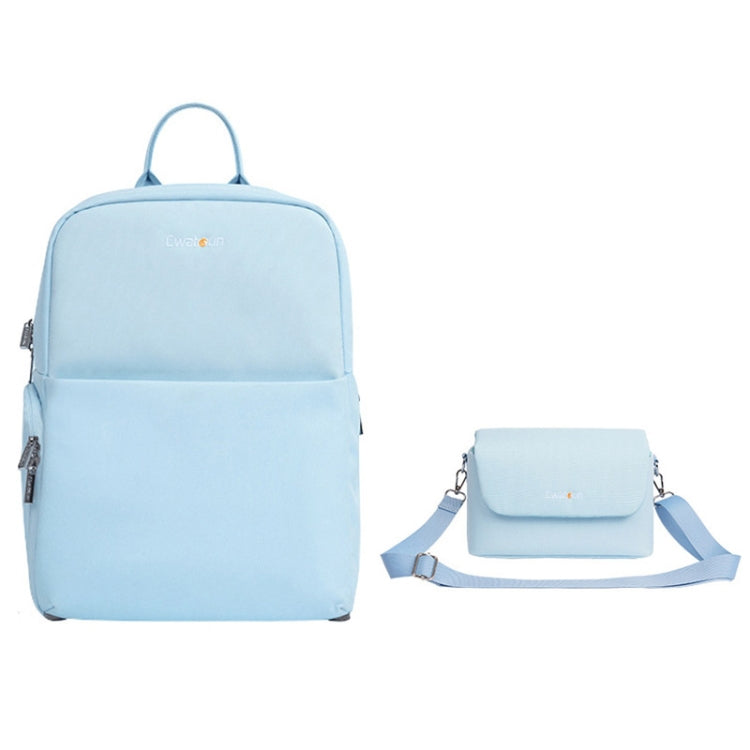 Cwatcun D75 Camera Backpacks Large Shockproof Cameras Lens Bags, Size:37 x 30 x 17cm(Blue) - free shipping - PMC TechLife - Order now!