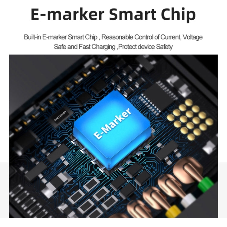 PD240W 40Gbps Dual Type-C USB4 Compatible Fast Charging Data Cable, Length:1m(Black) - USB-C & Type-C Cable by PMC TechLife | Online Shopping South Africa | PMC TechLife | Buy Now Pay Later Mobicred