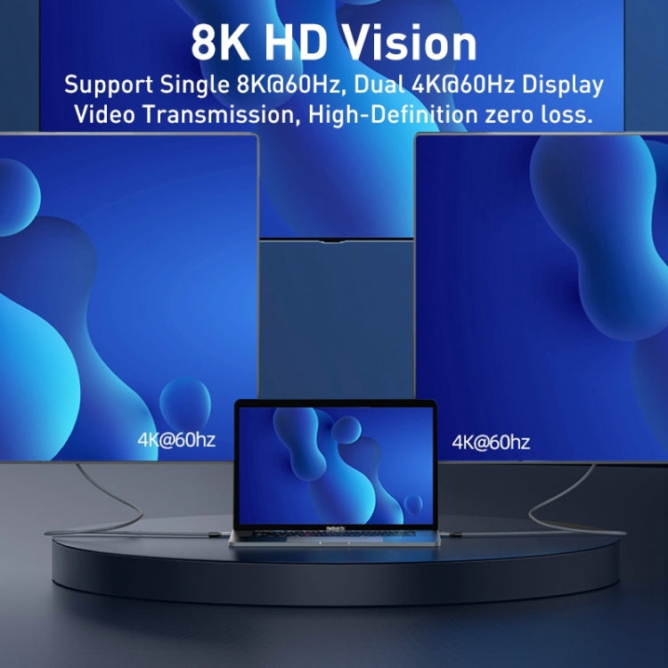 PD240W 40Gbps Dual Type-C USB4 Compatible Fast Charging Data Cable, Length:1m(Black) - USB-C & Type-C Cable by PMC TechLife | Online Shopping South Africa | PMC TechLife | Buy Now Pay Later Mobicred