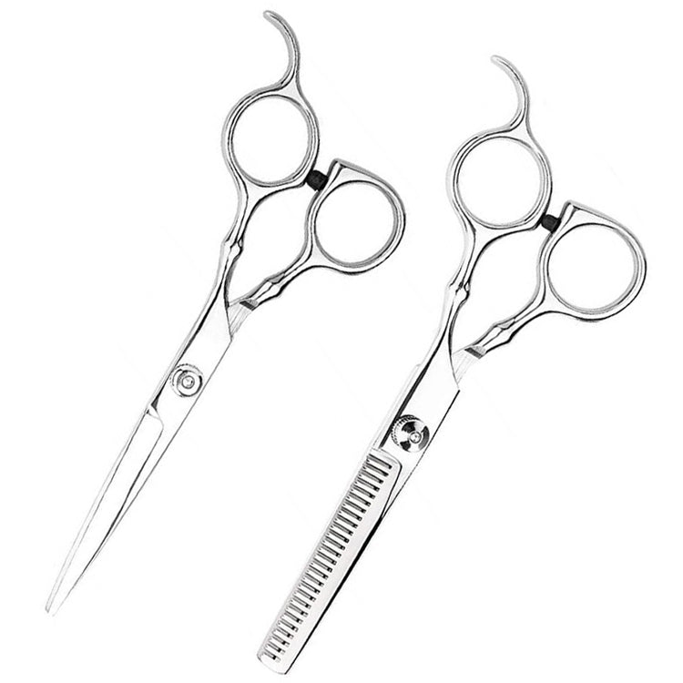 2pcs / Set Professional Hair Cutting Thinning Scissor Hairdressing Flat Shear Scissors Kit(Gold Silver) - free shipping - PMC TechLife - Order now!