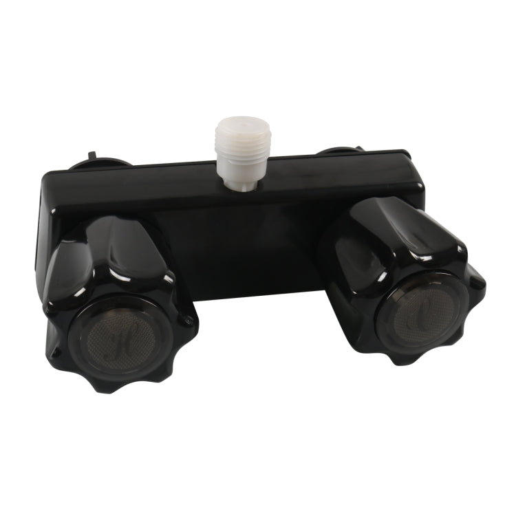 A7616-02 Dual Knob RV Shower Faucet Valve Diverter(Black) - Others by PMC TechLife | Online Shopping South Africa | PMC TechLife | Buy Now Pay Later Mobicred