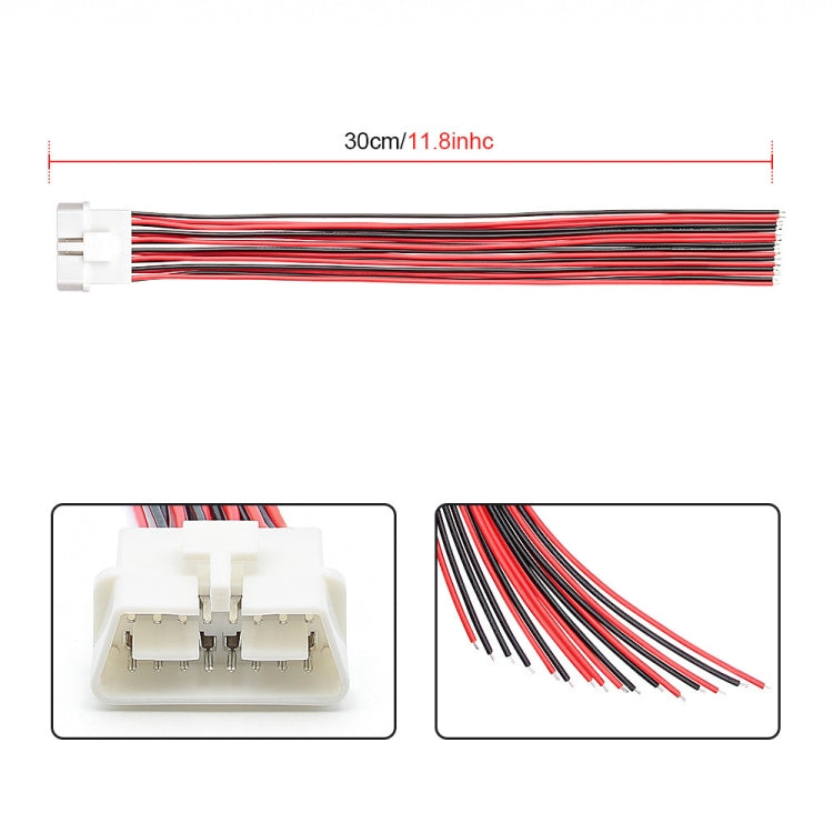 30cm 16Pin Fixed Terminal Extension Cable Male Plug - Cables & Connectors by PMC TechLife | Online Shopping South Africa | PMC TechLife | Buy Now Pay Later Mobicred