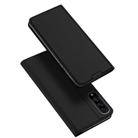 For Samsung Galaxy A50/A50s/A30s DUX DUCIS Skin Pro Series Leather Phone Case(Black) - Galaxy Phone Cases by DUX DUCIS | Online Shopping South Africa | PMC Jewellery | Buy Now Pay Later Mobicred