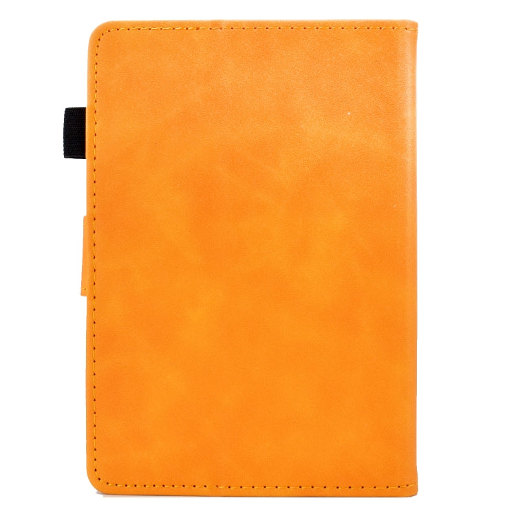 For Amazon Kindle Paperwhite 5 Embossed Smile Flip Tablet Leather Case(Khaki) - free shipping - PMC TechLife - Order now!
