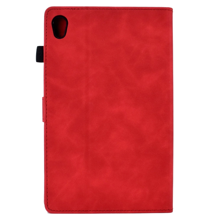 For Lenovo Tab M10 HD Gen 2 Embossed Smile Flip Tablet Leather Case(Red) - Lenovo by PMC TechLife | Online Shopping South Africa | PMC TechLife | Buy Now Pay Later Mobicred