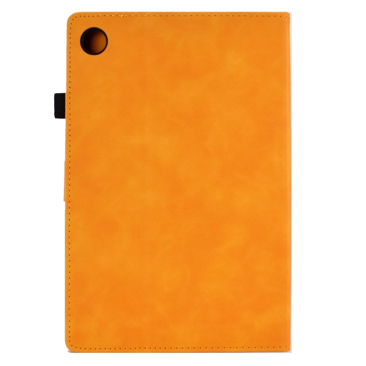 For Huawei MatePad T 10 / T 10s / Honor Pad 6 / X6 Embossed Smile Flip Tablet Leather Case(Khaki) - Honor by PMC TechLife | Online Shopping South Africa | PMC TechLife | Buy Now Pay Later Mobicred