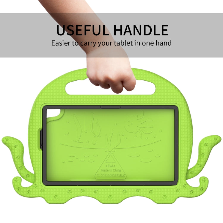 For Lenovo  Tab M8 TB 8505F / 8705N Octopus Style EVA + PC Tablet Case with Strap(Grass Green) - Lenovo by PMC TechLife | Online Shopping South Africa | PMC TechLife | Buy Now Pay Later Mobicred