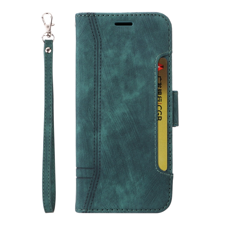 For Nothing Phone 1 BETOPNICE Dual-side Buckle Leather Phone Case(Green) - Nothing Cases by BETOPNICE | Online Shopping South Africa | PMC Jewellery | Buy Now Pay Later Mobicred