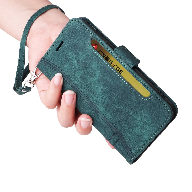 For Nothing Phone 1 BETOPNICE Dual-side Buckle Leather Phone Case(Green) - Nothing Cases by BETOPNICE | Online Shopping South Africa | PMC Jewellery | Buy Now Pay Later Mobicred