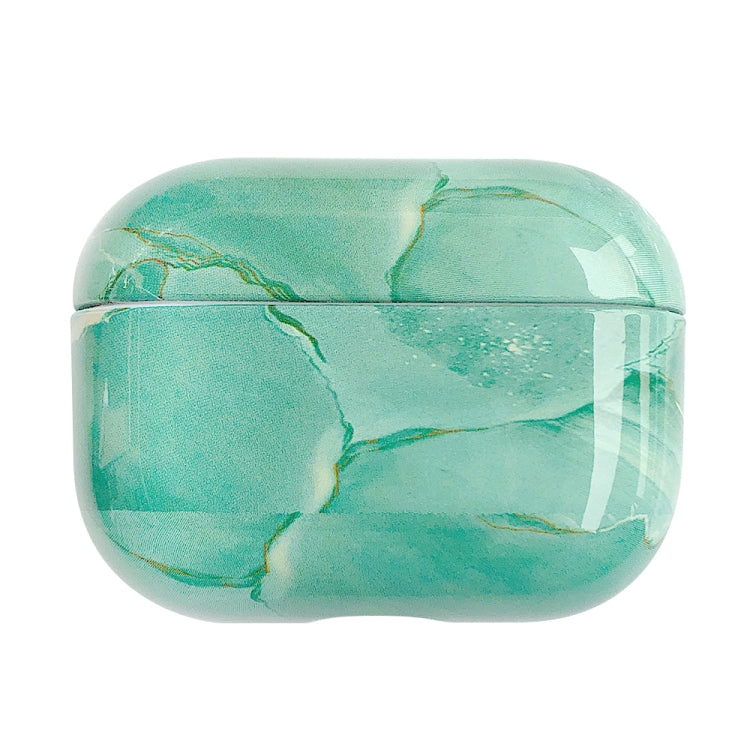 For AirPods Pro 2 Marble Pattern Wireless Earphone Protective Case(Malachite Green) - For AirPods Pro 2 by PMC Jewellery | Online Shopping South Africa | PMC Jewellery | Buy Now Pay Later Mobicred