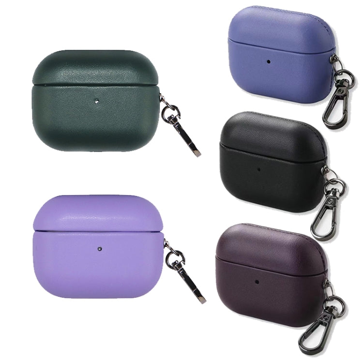 For Apple AirPods 3 PU Leather Wireless Bluetooth Earphone Protective Case(Green) - For AirPods 3 by PMC Jewellery | Online Shopping South Africa | PMC Jewellery | Buy Now Pay Later Mobicred