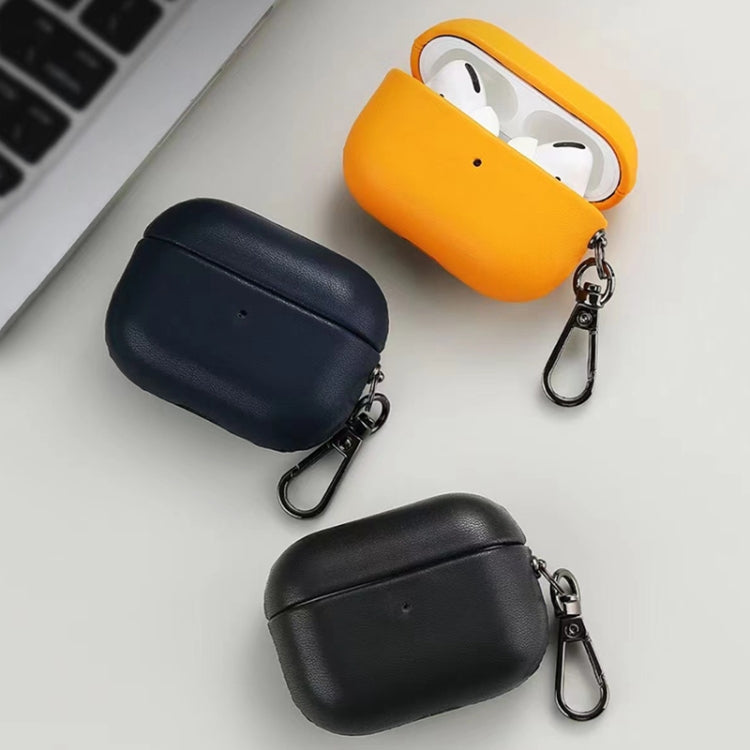 For Apple AirPods Pro PU Leather Wireless Bluetooth Earphone Protective Case(Green) - For AirPods Pro by PMC Jewellery | Online Shopping South Africa | PMC Jewellery | Buy Now Pay Later Mobicred