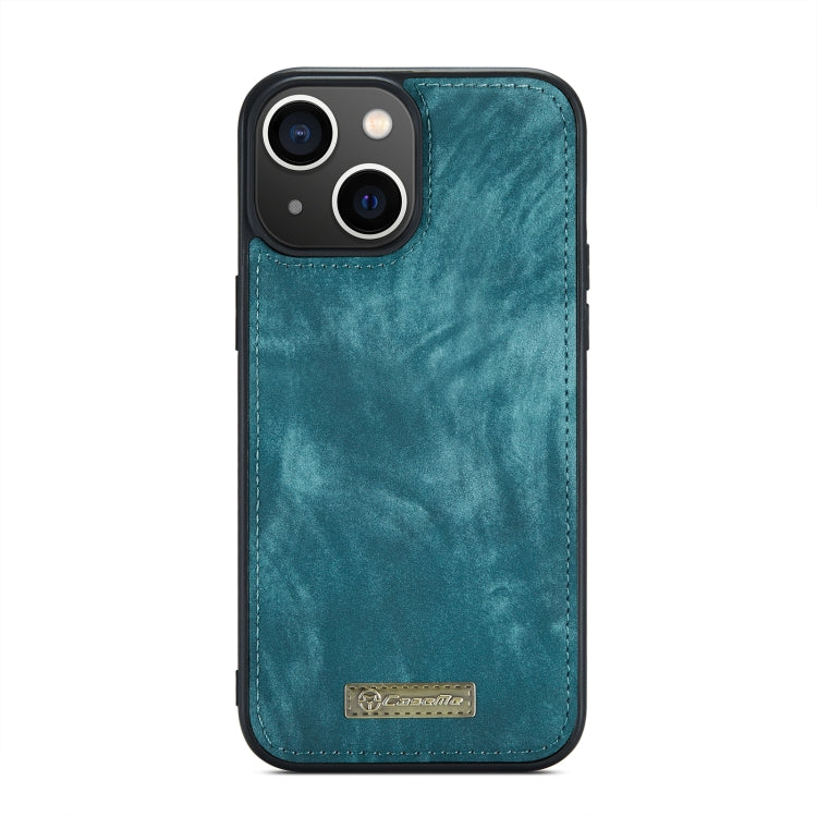 For iPhone 14 Plus CaseMe 008 Detachable Multifunctional Leather Phone Case(Blue) - iPhone 14 Plus Cases by CaseMe | Online Shopping South Africa | PMC Jewellery | Buy Now Pay Later Mobicred