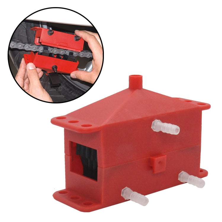 Motorcycle Chain Cleaning Kit(Red) - Drive & Gears by PMC TechLife | Online Shopping South Africa | PMC TechLife | Buy Now Pay Later Mobicred