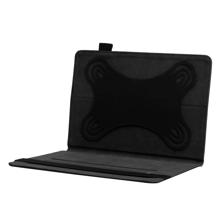 For 8 inch Life Tree Pattern Flip Universal Leather Tablet Case(Black) - 8 inch by PMC TechLife | Online Shopping South Africa | PMC TechLife | Buy Now Pay Later Mobicred