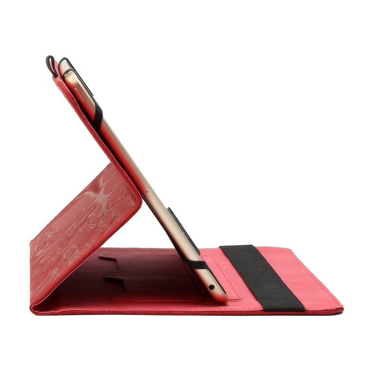 For 8 inch Life Tree Pattern Flip Universal Leather Tablet Case(Red) - 8 inch by PMC TechLife | Online Shopping South Africa | PMC TechLife | Buy Now Pay Later Mobicred