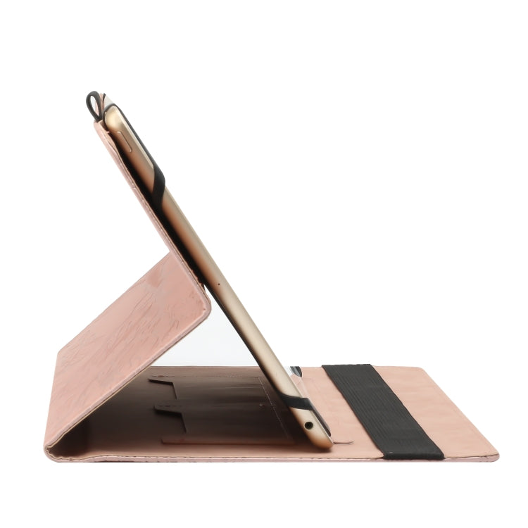 For 8 inch Life Tree Pattern Flip Universal Leather Tablet Case(Rose Gold) - 8 inch by PMC TechLife | Online Shopping South Africa | PMC TechLife | Buy Now Pay Later Mobicred