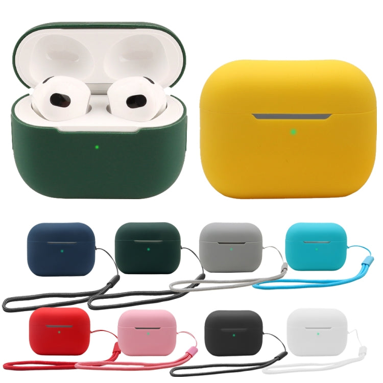 For AirPods Pro 2 2.0mm Solid Color Silicone Protective Cover(Green) - For AirPods Pro 2 by PMC Jewellery | Online Shopping South Africa | PMC Jewellery | Buy Now Pay Later Mobicred