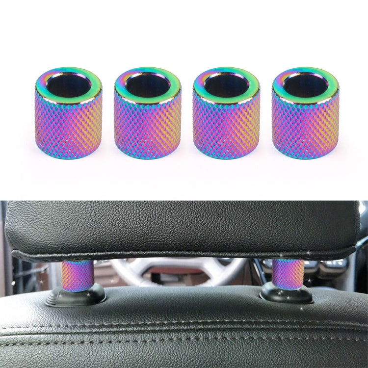 4 in 1 Car Seat Headrest Collars Rings Decor(Colorful) - Decoration Rings by PMC TechLife | Online Shopping South Africa | PMC TechLife | Buy Now Pay Later Mobicred
