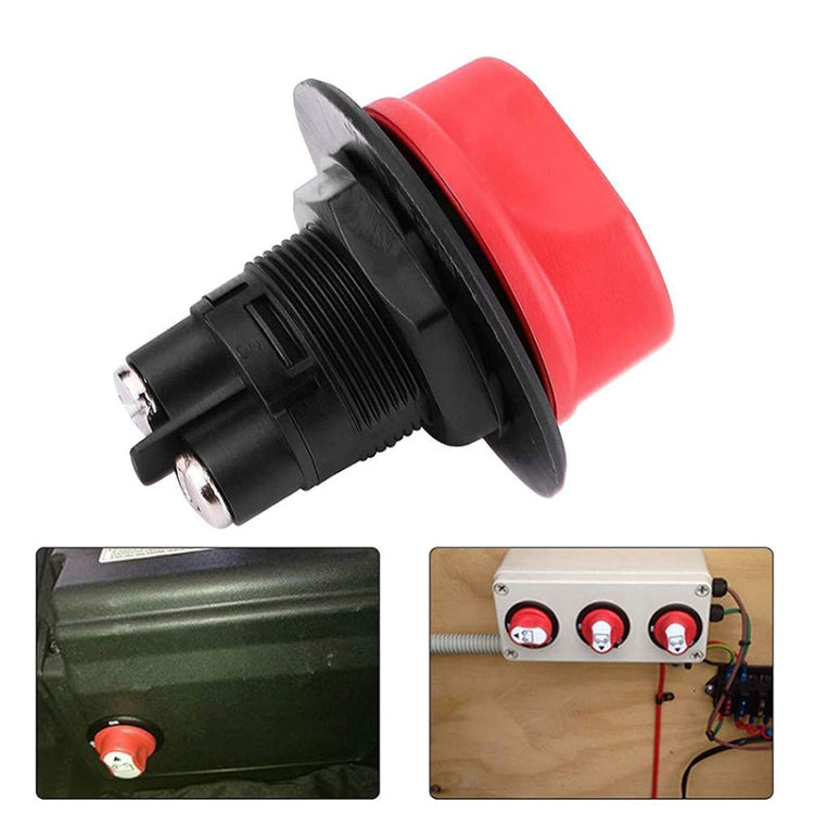 100A 8AWG Car Yacht Battery Selector Isolator Disconnect Rotary Switch Cut With Power Cord - Car Switches by PMC TechLife | Online Shopping South Africa | PMC TechLife | Buy Now Pay Later Mobicred
