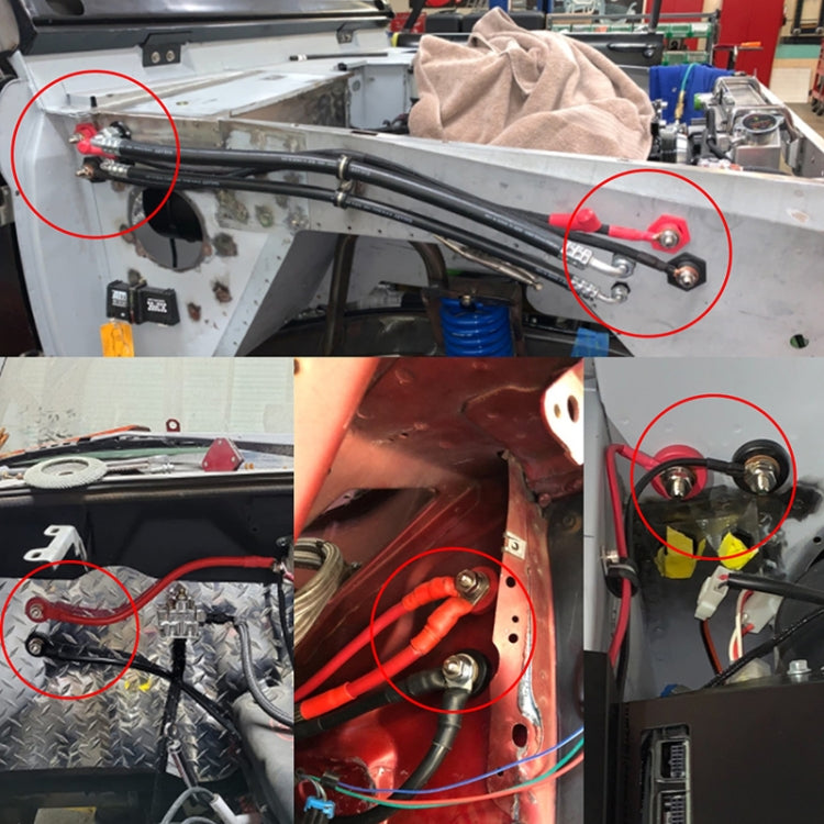 1 Pair Car Battery Charger Studs Battery Terminal Connectors - Booster Cable & Clip by PMC TechLife | Online Shopping South Africa | PMC TechLife | Buy Now Pay Later Mobicred