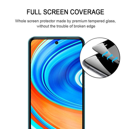 For Xiaomi Redmi Note 9 Pro Max 9H Surface Hardness 2.5D Full Glue Full Screen Tempered Glass Film -  by PMC Jewellery | Online Shopping South Africa | PMC Jewellery