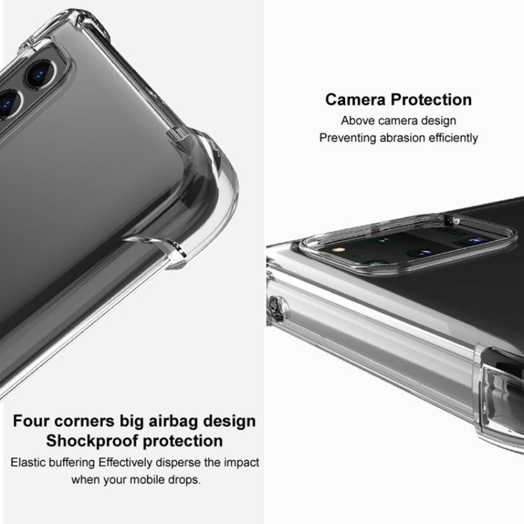 For Google Pixel 7 imak Shockproof Airbag TPU Phone Case(Transparent) - Google Cases by imak | Online Shopping South Africa | PMC TechLife | Buy Now Pay Later Mobicred