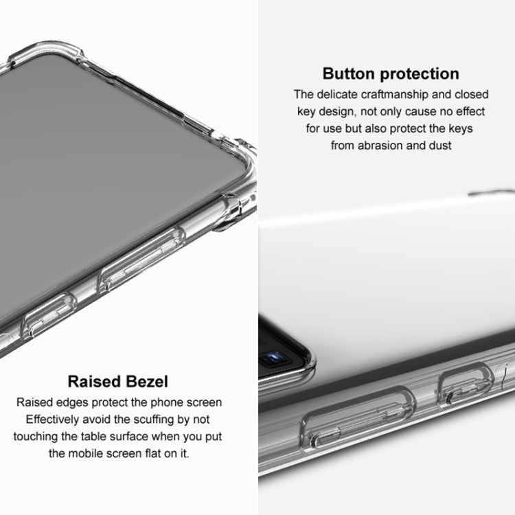 For Google Pixel 7 imak Shockproof Airbag TPU Phone Case(Transparent) - Google Cases by imak | Online Shopping South Africa | PMC TechLife | Buy Now Pay Later Mobicred