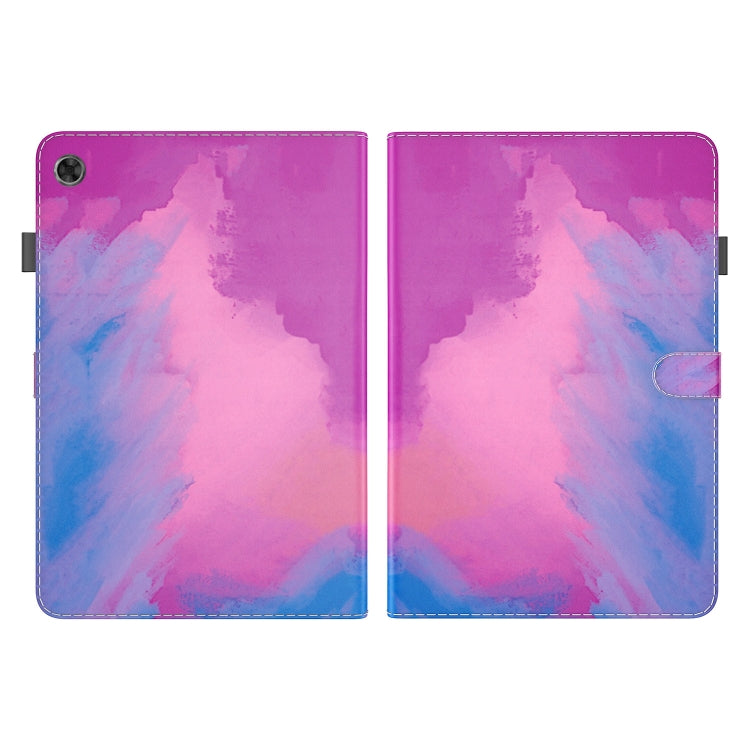 For Lenovo Tab M7 3rd Gen Watercolor Pattern Flip Leather Tablet Case(Purple Red) - Lenovo by PMC TechLife | Online Shopping South Africa | PMC TechLife | Buy Now Pay Later Mobicred