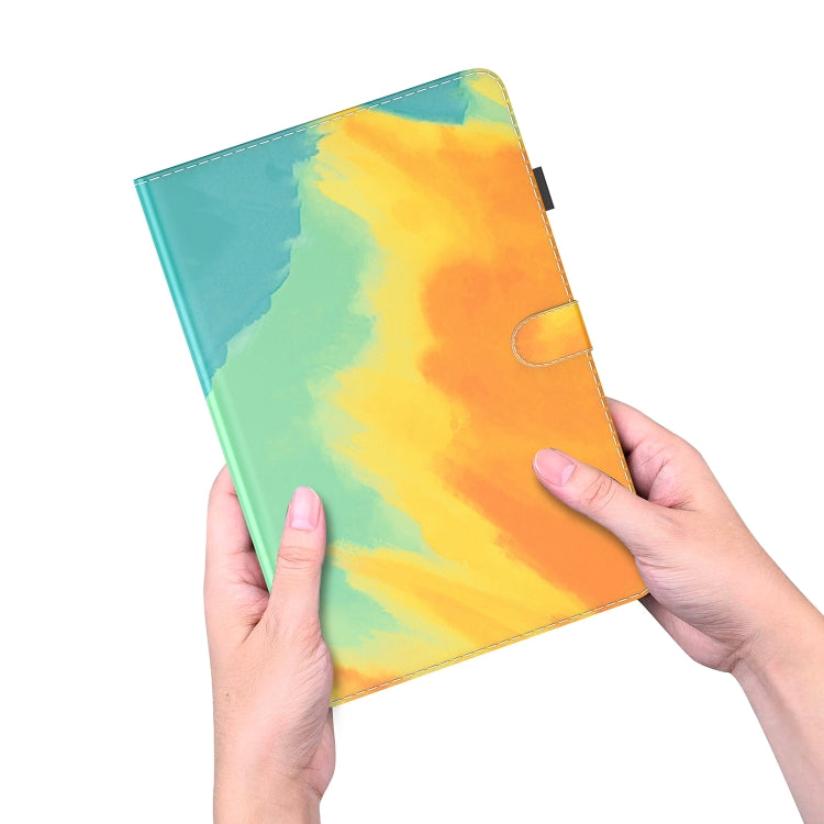 For Amazon Kindle Fire 7 2022 Watercolor Pattern Flip Leather Tablet Case(Autumn Leaves) - Amazon by PMC TechLife | Online Shopping South Africa | PMC TechLife | Buy Now Pay Later Mobicred