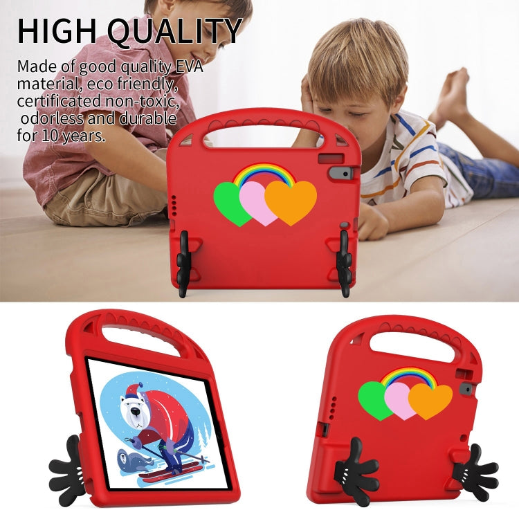 For Lenovo Tab B10 10.1 2020 Love Small Palm Holder EVA Tablet Case(Red) - Lenovo by PMC TechLife | Online Shopping South Africa | PMC TechLife | Buy Now Pay Later Mobicred