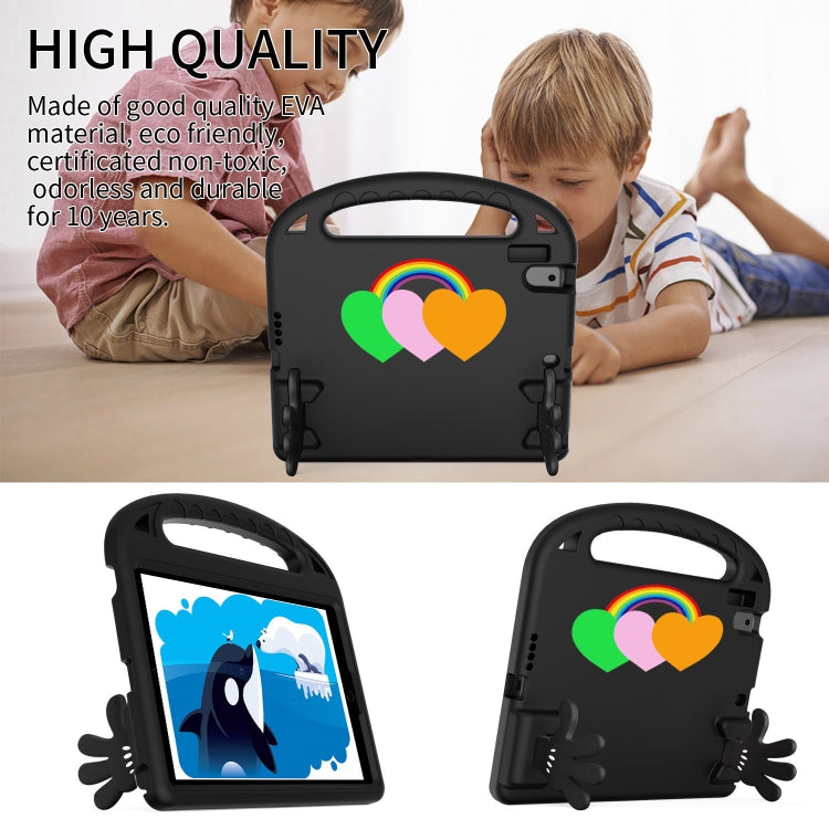 For Lenovo Tab P10 TB-X706 Love Small Palm Holder EVA Tablet Case(Black) - Lenovo by PMC TechLife | Online Shopping South Africa | PMC TechLife | Buy Now Pay Later Mobicred