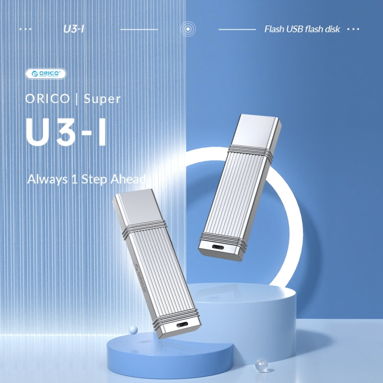 ORICO 256GB USB-A USB3.2 Gen1 USB Flash Drive, Read 260MB/s, Write 50MB/s (Silver) - USB Flash Drives by ORICO | Online Shopping South Africa | PMC Jewellery | Buy Now Pay Later Mobicred