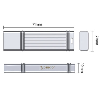 ORICO UFS Flash Drive, Read: 411MB/s, Write: 353MB/s, Memory:128GB, Port:USB-A(Silver) - USB Flash Drives by ORICO | Online Shopping South Africa | PMC Jewellery | Buy Now Pay Later Mobicred