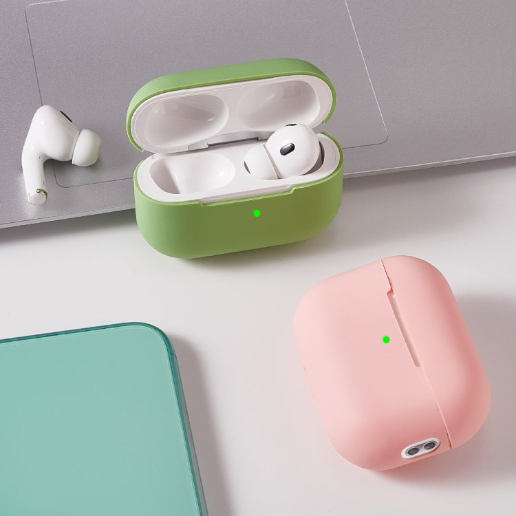 For AirPods Pro 2 Earphone Silicone Protective Case(Grey) - For AirPods Pro 2 by PMC Jewellery | Online Shopping South Africa | PMC Jewellery | Buy Now Pay Later Mobicred