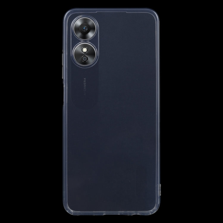 For OPPO A17 Ultra-thin Transparent TPU Phone Case - OPPO Cases by PMC TechLife | Online Shopping South Africa | PMC TechLife | Buy Now Pay Later Mobicred