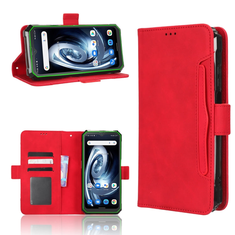For Blackview BV7100 Skin Feel Calf Texture Card Slots Leather Phone Case(Red) - More Brand by PMC TechLife | Online Shopping South Africa | PMC TechLife | Buy Now Pay Later Mobicred
