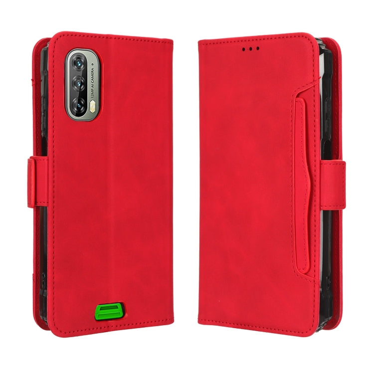 For Blackview BV7100 Skin Feel Calf Texture Card Slots Leather Phone Case(Red) - More Brand by PMC TechLife | Online Shopping South Africa | PMC TechLife | Buy Now Pay Later Mobicred