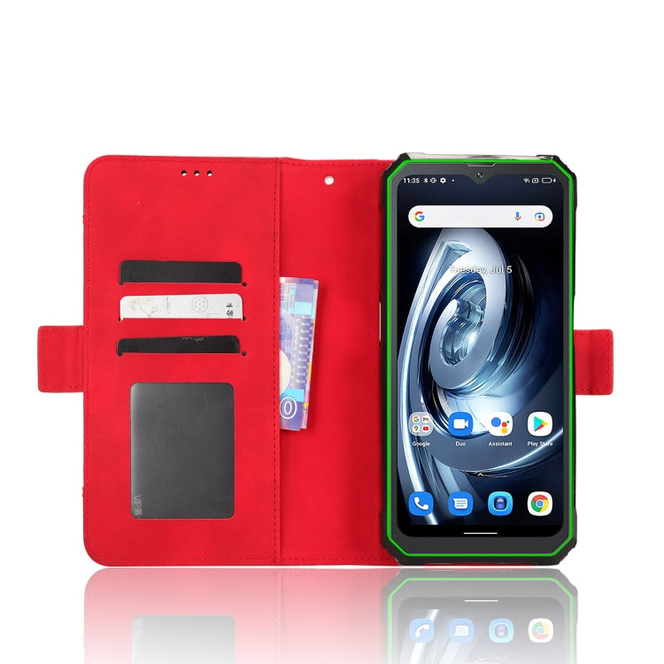 For Blackview BV7100 Skin Feel Calf Texture Card Slots Leather Phone Case(Red) - More Brand by PMC TechLife | Online Shopping South Africa | PMC TechLife | Buy Now Pay Later Mobicred