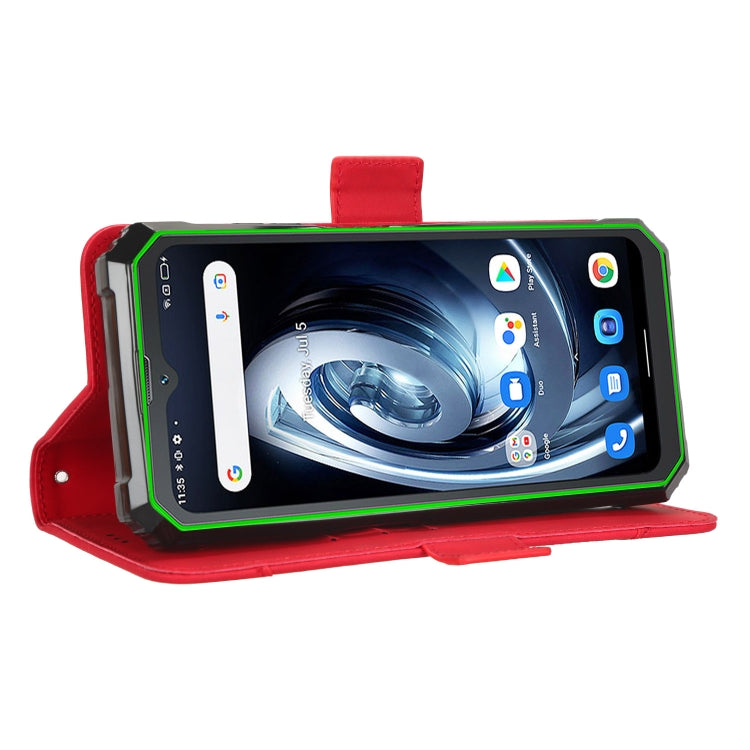 For Blackview BV7100 Skin Feel Calf Texture Card Slots Leather Phone Case(Red) - More Brand by PMC TechLife | Online Shopping South Africa | PMC TechLife | Buy Now Pay Later Mobicred
